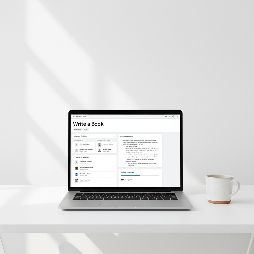 Write a Book mockup