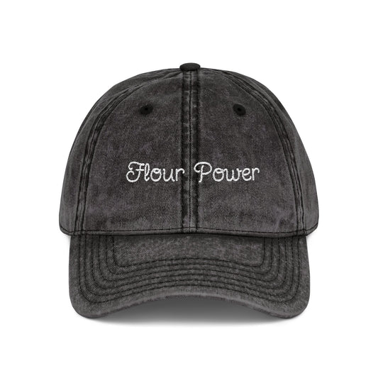 Flour Power Vintage Caps