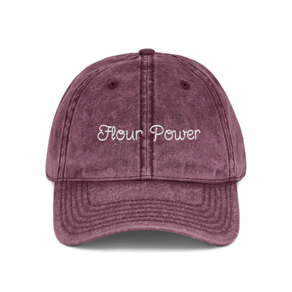 Flour Power Vintage Caps