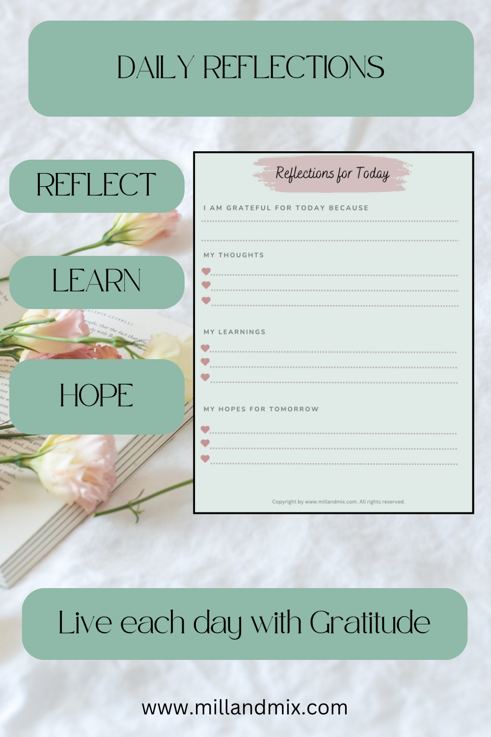 Daily Reflections Printable