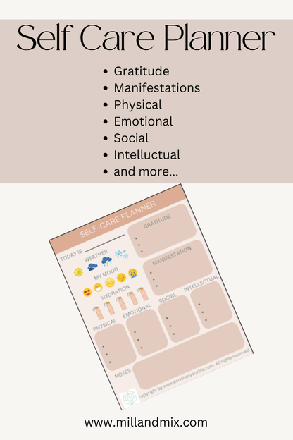 Self Care Printable