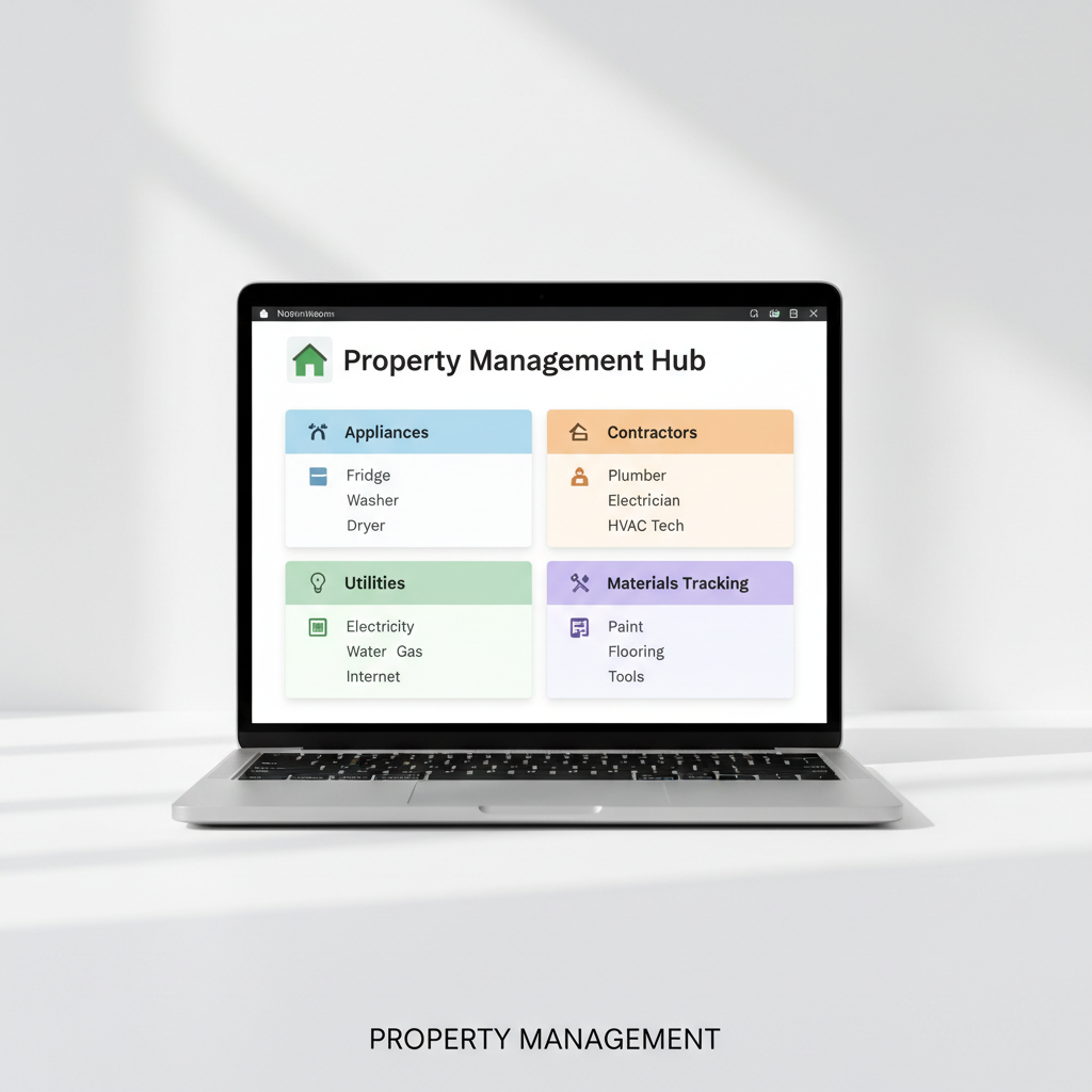 Property Management mockup