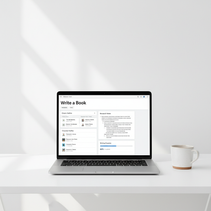 Write a Book mockup