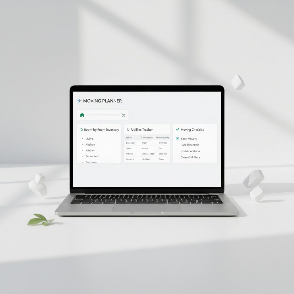 Moving Planner mockup